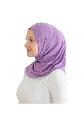 Spor Başörtüsü Kadın Hazır Giyim Türban Viskon Eşarp Şal - Lila Lila