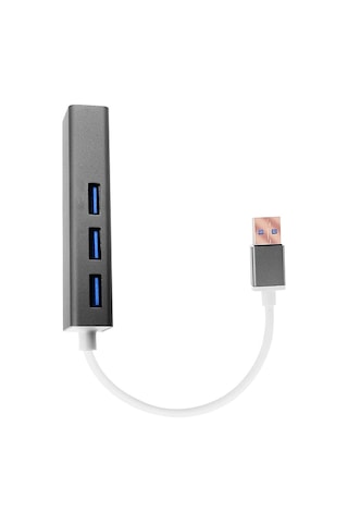 Gigabit Usb 3 Port Usb 3.0 Çoklayıcı Ve Ethernet Adaptörü Mh-hs2453-9188