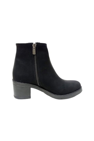 Erbay 620 Yağlı Deri Trend Fashion Kadın Bot Siyah