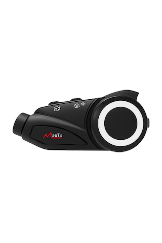 Ayt Powermaster Maxto M3 Motosiklet Bluetooth Intercom Kulaklık Motosiklet Kask Kamerası Cep Telefonu Konuşma Özellikli