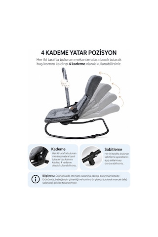 Elit Keten Anakucağı - Hazır Kurulu Gelir - Kademeli - Sallanır - Oyuncaklı - Bebek Ana Kucagi