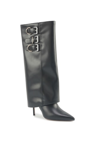 Nine West Justyou 5pr Siyah Kadın Topuklu Çizme 000000000102012407 Siyah