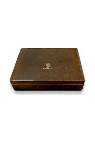 Guevara Sedir Mini Puro Kutusu Humidor Kahve 4s