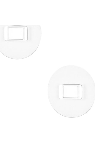 Okyanus Home Magic Fix Oval Sihirli Yapışkan - 2 Adet Krom