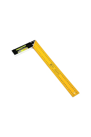 Metal Masa Gönyesi - 40 Cm - Sarı Renk Metal Masa Gönyesi - 40 Cm - Sarı Renk