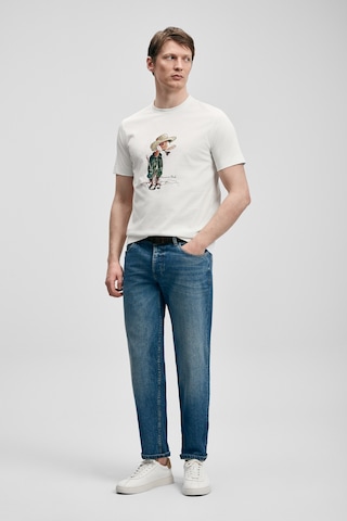 Lufian Duck Modern Grafik T- Shirt Kırık Beyaz Kırık Beyaz 111020292100510 Kırık Beyaz