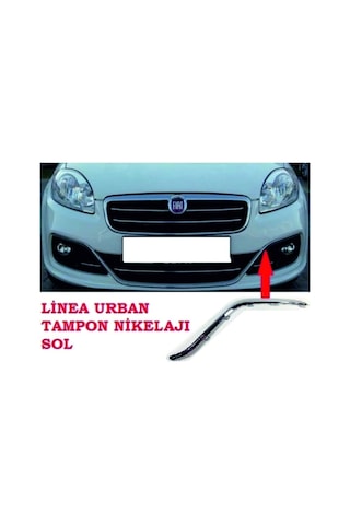Fiat Linea Ön Tampon Krom Çıta Sol (Yeni Model) 735547971