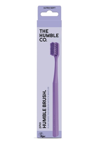 The Humble Co. Brush 7.000 Kıl İçeren Bitki Bazlı Yeyişkin Diş Fırçası Lila