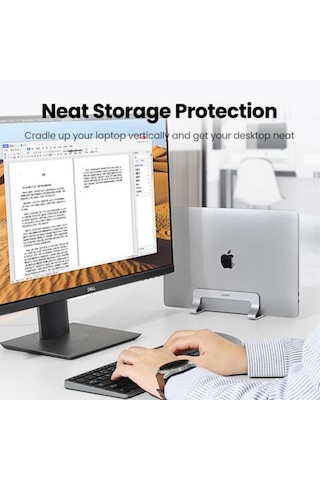 Ugreen 20471 Alüminyum Notebook Macbook Dikey Masaüstü Standı