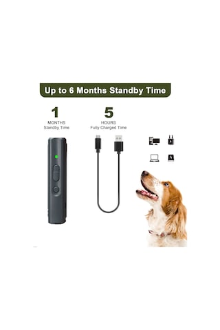 Moveevo Ultrasens Köpek Caydırıcı - Şarjlı Portatif Tasarım Led Işık & Ultrasonik