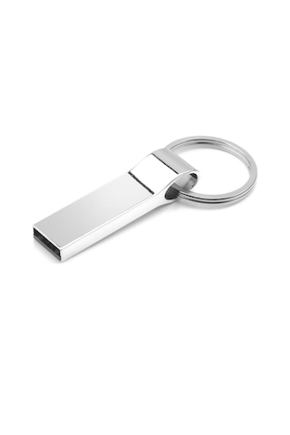Springsun Gümüş Metal Usb 2.0 Bellek - 32gb, Darbeye Dayanıklı, Taşınabilir, Askı Yüzü, 12mb/s Okuma Hızı, Windows/mac Uyumlu
