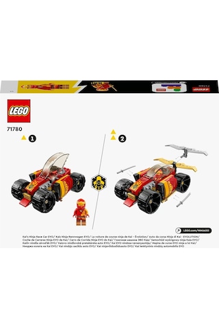 LEGO® Ninjago 71780 Kai’nin Ninja Yarış Arabası EVO 94 Parça