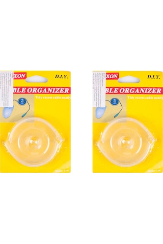 Kablo Düzenleyici Toparlayıcı Aparat 2 Adet 6x6x1cm