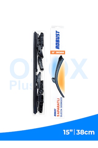 38 Cm 15 380mm Universal Oto Sileceği 9 Aparatlı Sessiz Çalışma İz Bırakmaz Premium Kalite