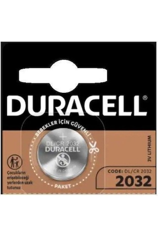 Duracell CR2032 3V Lityum Düğme Pil