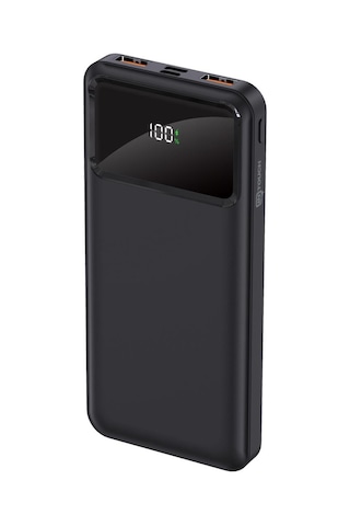 Intouch 10000mah Fast-out Pd 20w Digital Ekranlı Powerbank Siyah