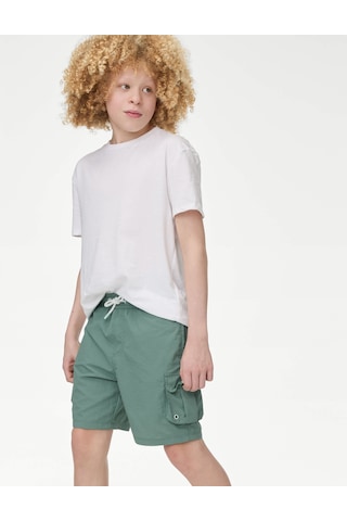 Marks & Spencer Erkek Çocuk Yüzme Şortu (2-16 Yaş) T87007325W Yeşil