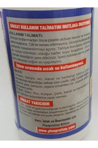 Plus Proline Sıvı Lavabo Açıcı 1