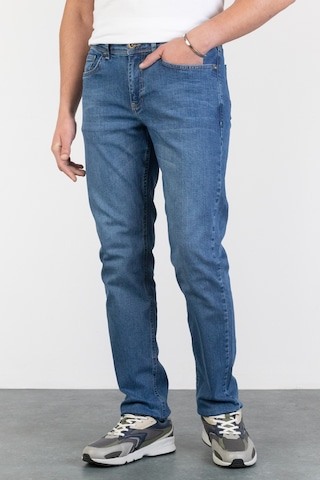 HLT Jeans Erkek Açık Mavi Yıkamalı Regular Fit Likralı Jean Kot Pantolon Danıel