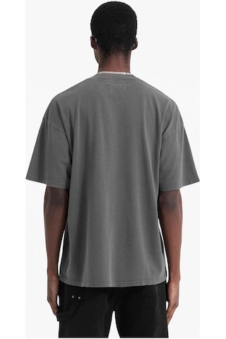 Flood Of Style Erkek Antrasit Represent Baskılı Bisiklet Yaka Tshirt Gri