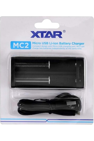 Xtar Mc2 - Taşınabilir Li-ion Pil Şarj Cihazı - 0.5a - 2li