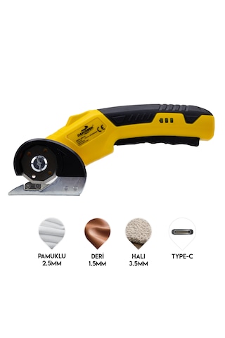 Dawreek Bt0215 Kumaş Kesme Makinesi Yellow