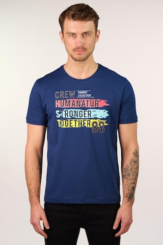 Arma Erkek Büyük Beden Bisiklet Yaka Tişört Y22374868101 İndigo