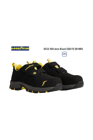 Goodyear İş Ayakkabısı - Gy22-100 Aero Black Esd Fo Sr Hro S1pl - 41 Siyah