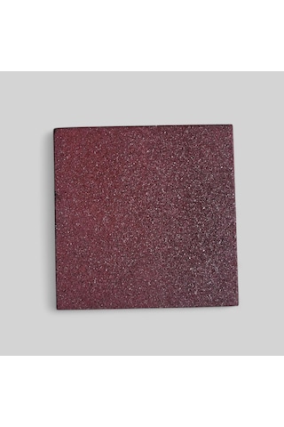 Kauçuk Zemin Kaplama Karo Kiremit Rengi 40x40x2 Cm - 35m2 Paketli-606 Çok Renkli
