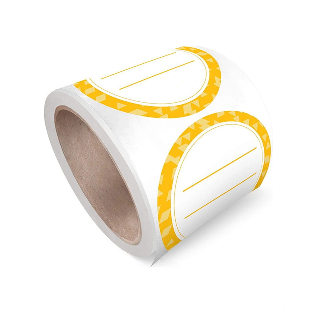 Hombey Kırmızı 50mm Yazılabilir Ve Taşınabilir Etiketler - Cam Kavanoz Stickerları, Temiz Çıkarılabilir, 500 Adet / Roll