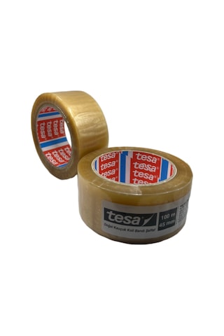 Tesa 4263 Doğal Kauçuk Koli Bandı Şeffaf 100M x 45 Mm.