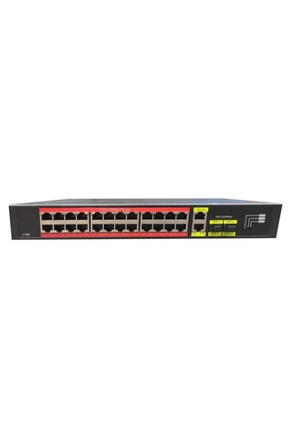 Tiwox TP-G2422SFP-POE300W 24 Port Gigabit+2xGB RJ45/2xSFP Uplink Rackmount Poe Switch