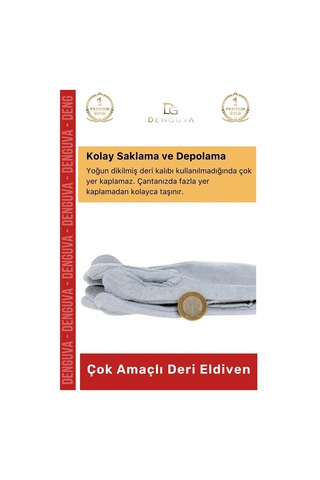 Çokamaçlıderieldiven Isıya Dayanıklı Yanmaz Su Geçirmez Lamineli Ergonomik Kaliteli Çok Amaçlı Deri