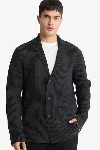 Defacto Standart Fit Ceket Yaka Triko Hırka F3679ax25wnar189 Antrasit