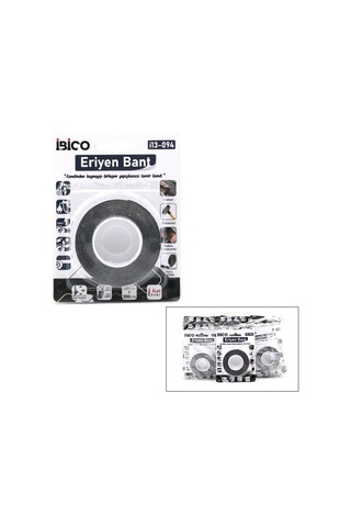 İbico İ13-094 Eriyen Bant 20mmx3mt Esnek Bandı Çift Taraflı Bant Kendinden Kaynayıp Yapışkansız - 24'li Paket