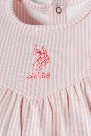 U.s. Polo Assn. Kız Bebek Kahverengi Şort Takım Kahverengi