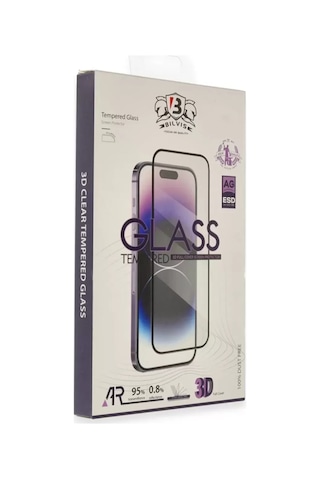 Newface Apple iPhone Uyumlu 16 Bilvis 3d Mat Cam Ekran Koruyucu