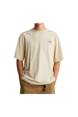 The North Face Sun Oversize Graphic Erkek Bej Outdoor T-shirt Nf0a8ga0dom1