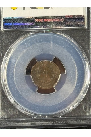 Pcgs Ms62bn 1913 B İsviçre 1rap Sertifikalı Nfc Çipli Özel Koleksiyon Parası
