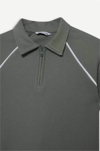 Defacto Regular Fıt Polo Yaka Kısa Kollu Polo Tişört Erkek Çocuk G0952a826smgn1107 Yeşil-gn1107