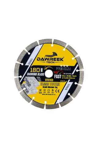 Dawreek Dt011cd 180mm Premium Segmentli Turbo Elmas Testere Granit-mermer-taş
