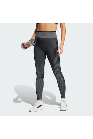 Adidas Knitted Training 7/8 Kadın Tayt C-adıje8021b30a00 Gri