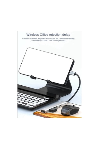 Usb-c Hub Docking Station - Usb Hub 4-in-1, Type-c & Usb 3.0 Çoklayıcı Adaptör, 3.5mm Kulaklık Jaklı Çoklayıcı