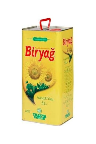 Biryağ Ayçiçek Yağı Teneke 2 x 5 L