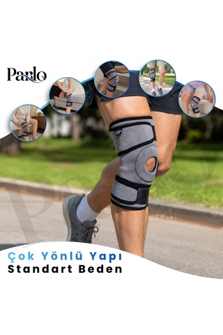 Patella Destekli Dizlik 1 Çift Ayarlanabilir Neopren Ortopedik Diz Desteği