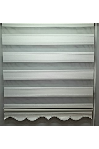 Bbb Pliseli Simli Renk Geçişli Modern Stor Zebra Perde Mz280