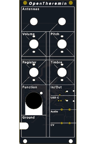 Open Theremin V4 Müzik Aleti Devre Kartı