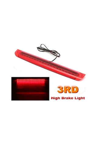Novahub Yüksek Universal Stop Motosiklet Led Lambası Kuyruk Kırmızı Fren Dağı Araç 3rd 20 12v Dx
