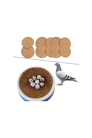 Trendooze Homyl Tavuk Yuvalama Pedleri İçin 20cm'lik Hindistan Cevizi Malçı