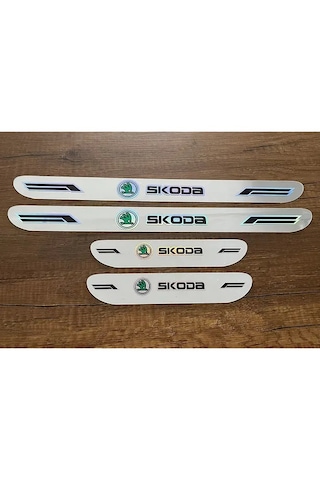 Skoda Aynalı Kapı Eşiği 4'lü Set